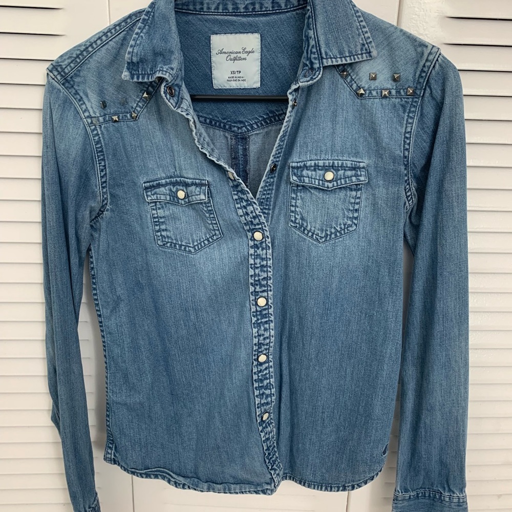 Denim top